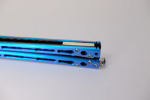 Load image into Gallery viewer, Chimera V2 Purple - White G10/Tiffany Blue G10
