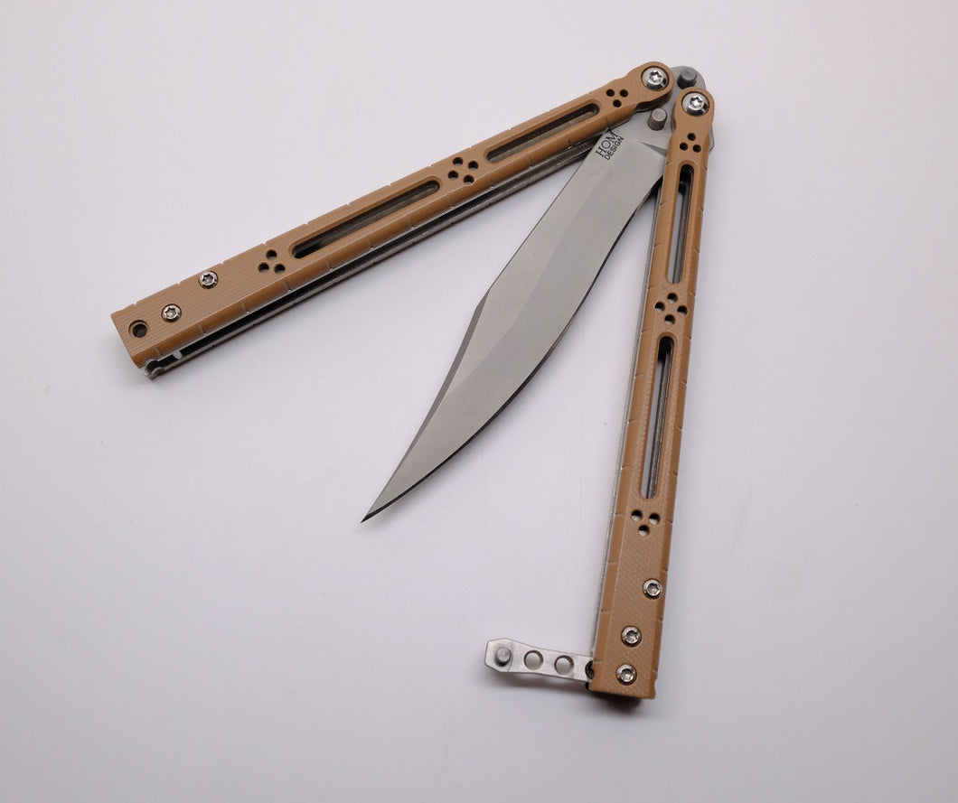 G10 FDE Basilisk-R Balisong